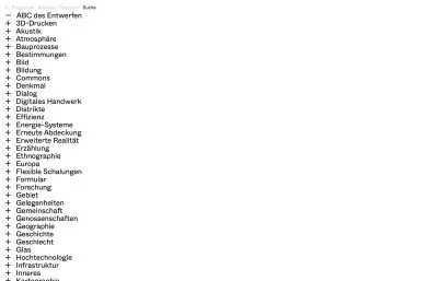 Website for Entwerfen und Gebäudelehre