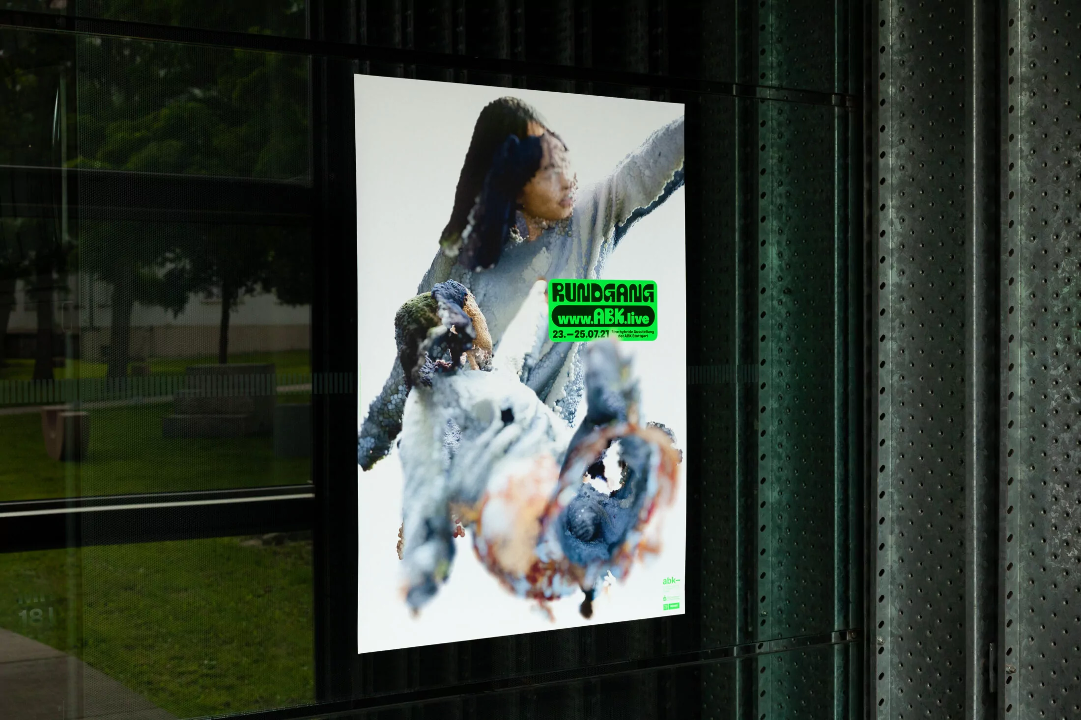 Poster for the ABK Stuttgart Rundgang 2021