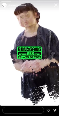 Social Media posts from Rundgang 2021 at ABK Stuttgart