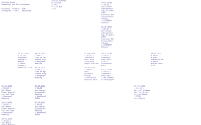 Website for composer Philipp Krebs