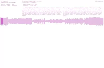 Color change of the Website for Composer Philipp Krebs