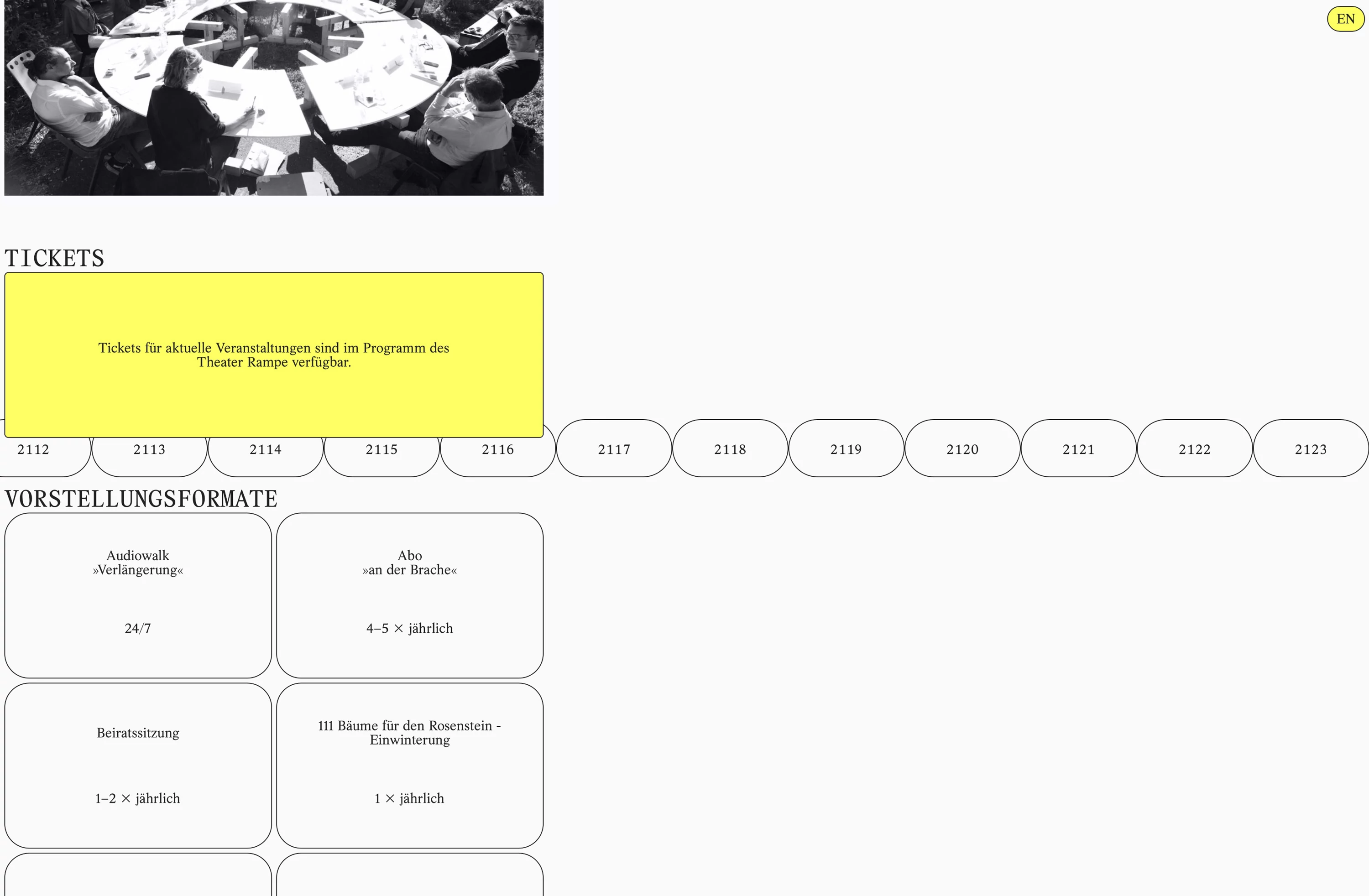 Website Theater of the long now
