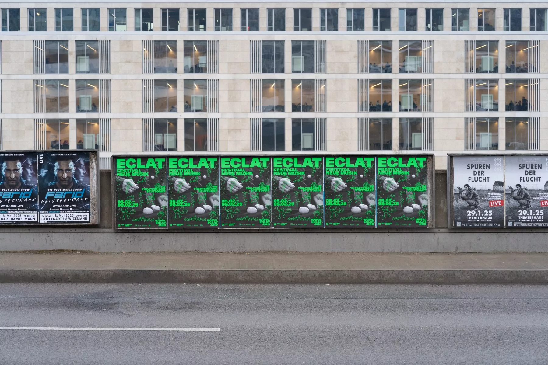 Poster for the ECLAT Festival 2025