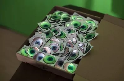 Gel stickers for the SuperSafeSociety by Andreas Eduardo Frank